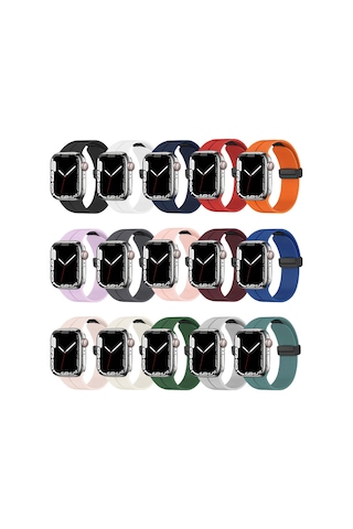 Watch 7 45mm Uyumlu Krd-84 Uyumlu Prl Kordon Kırmızı