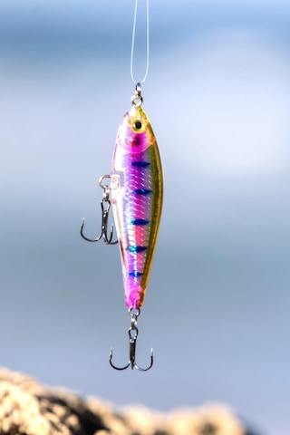Exent, 3 Adet 8 Gr. 7,5 Cm 6 Kancalı Suni Balık Yemi, Rapala-gerçek Görünümlü Suni Yem
