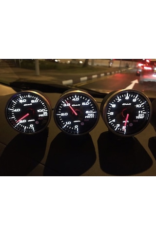 Defi Bf Series Gösterge Saati Turbo.Sıcaklık.Egt.Rpm.Vs Rpm Devir