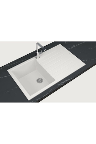Real Troya 86 Granit Eviye Real Stone P004 Beyaz