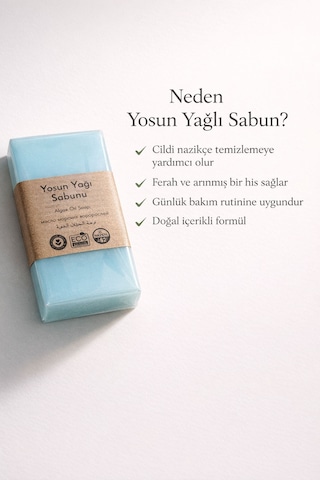 Yosun Yağlı Cilt Bakım Sabunu - 120 Gr Yosun