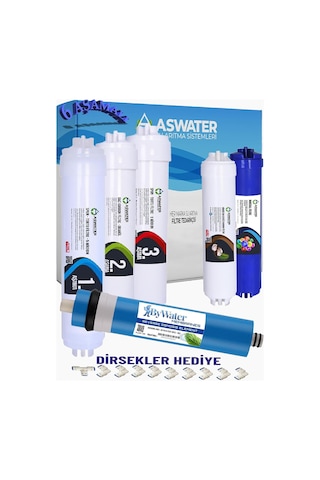 Kapalı Kasa Cihazlar Ile Uyumlu Su Arıtma Cihazı Filtresi Aw 6'li Filtre Seti Mineral Filtre Diğer