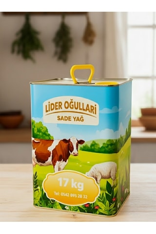 Lider Oğulları Sade Koyun Yağı 17 KG