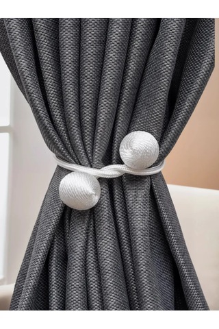 A Seller Manyetik Perde Askı Tutucuları, Beyaz, 2 Adet 431243047 Beyaz