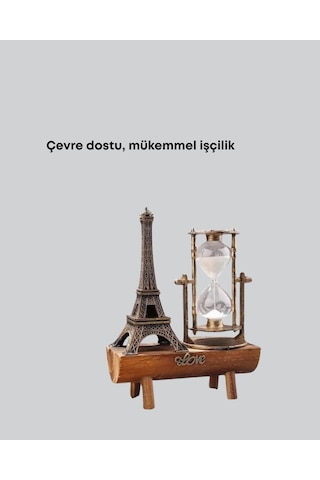 Ev, Ofis Ve Kafeler İçin Retro Ahşap Kum Saati Dekorasyonu Renkli