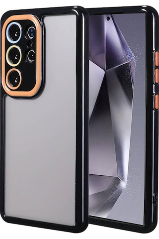 Samsung Galaxy S24 Ultra Uyumlu Renkli Tasarımlı Kamera Korumalı Lüx Silikon Kılıf
