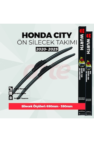 Honda City Würth Flatblade Plus Ön Silecek Takımı 2020-2025