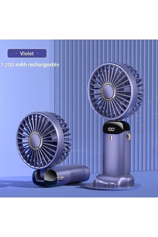Moly 1200mah Katlanabilir El Mini Fan - Taşınabilir Boyun Fan - Ambition