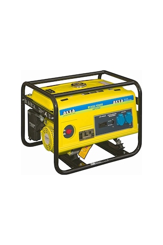 Aksa Jeneratör AAP3500 2.8KW Portatif İpli Benzinli Jeneratör