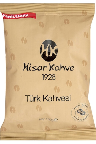 Hisar Kahve Türk Kahvesi 100 Gr X 6 Adet Öğütülmüş