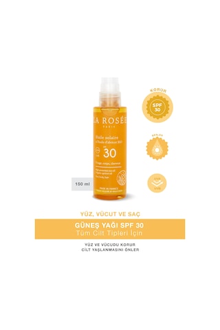 Yüksek Korumalı Güneş Koruyucu Yağ Organik Kayısı Yağı İçeren Spf 30 150 Ml