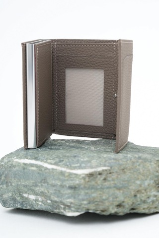 Mekanizmalı Deri Cüzdan Vizon 113570 Vizon