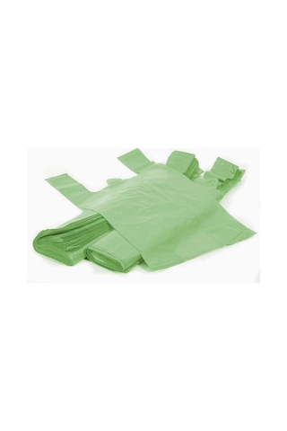 Arma Yeşil Market Poşeti Torbası Hışır Atlet Poşet Büyük Boy 30 x 60 CM 1 KG