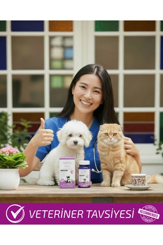 Petpower Kedi Köpek Desteği, Beta Glukan, C Vitamini, Taurin Tablet 75 Adet