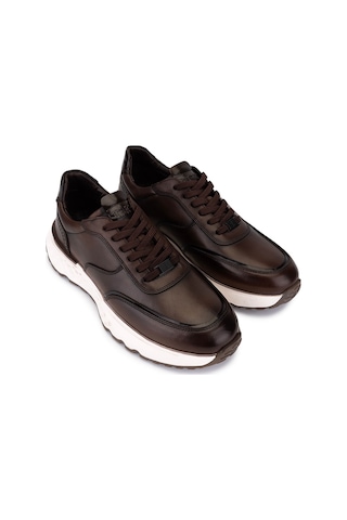 Tamer Tanca Erkek Hakiki Deri Kahverengi Sneakers & Spor Ayakkabı 298 3133-8226 Erk Ayk Sk25-26 Kahve Kahverengi