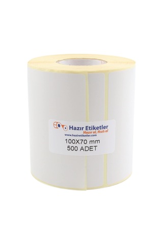 Lexroo Kargo Etiketi Eko Termal Etiket 100mm X 70mm Ruloda 500 Adet 40mm Kuka Çapında Direk Termal Diğer