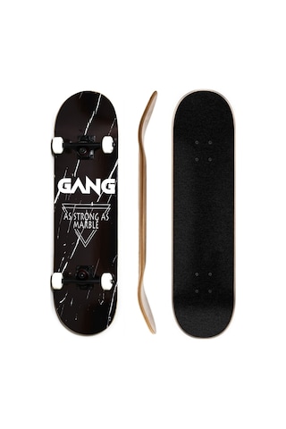 Gang 8.0 Marble Black Complete Profesyonel Kaykay Çok Renkli