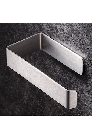 Paslanmaz Çelik Yapışkanlı Havluluk Ve Tuvalet Kağıtlığı Set Inox