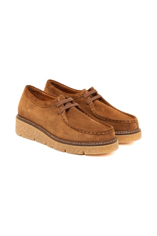 Cuoio Sneaker Günlük Kadın 25k12026xs Vergelio Suede Cuoio
