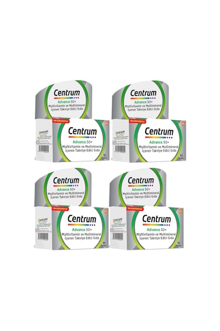 Centrum Advance 50+ Yaş Üstü Multivitamin 4 x 30 Tablet