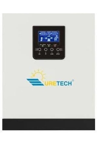 Uretech 1500va 1200 Watt 12v Tam Sinüs Akıllı Mppt 40a İnverter Hms1.5k-12v