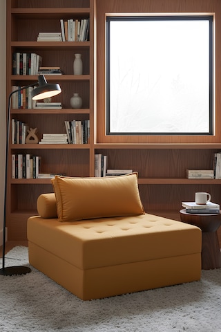 Reflekta Sünger Aktivite Koltuğu Katlanır Sünger Yatak Katlanır Koltuk 100 X 200 Cm. Sarı
