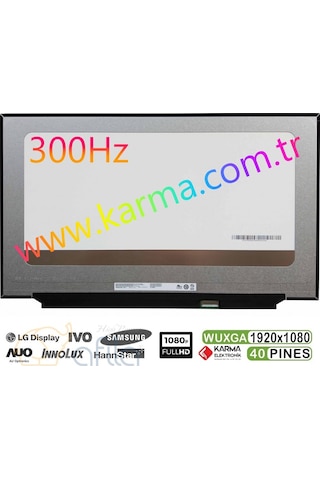 17.3" İnç 40pin Slim Fhd Ips 1920 1080 Lcd Ekran, Panel B173han05.1 / 240hz/300hz Uyumlu 34341026