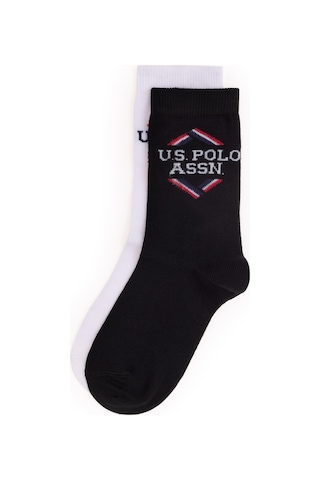U.s. Polo Assn. Erkek Çocuk Siyah Çorap Soket 50299267-vr046 Siyah