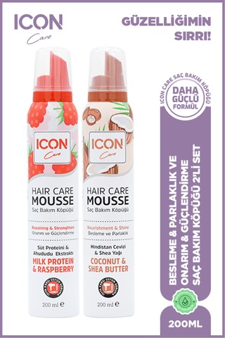 Saç Bakım Köpüğü 2'li Set Coconut & Mılk Protein