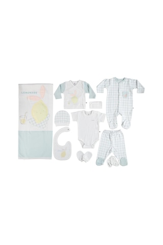 Bebek Yeşil Hastene Çıkışı 10 Lı Set Açık Bej