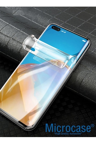 Microcase Huawei P40 Pro Full Koruma Curved 3D Pet Film