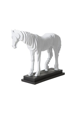 Mudo Home Whıte Horse Biblo 16x35x32 Cm