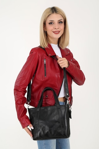 Derinss Leather DERİNSS DKB563 Hakiki Deri Siyah Kadın El ve Omuz Çantası