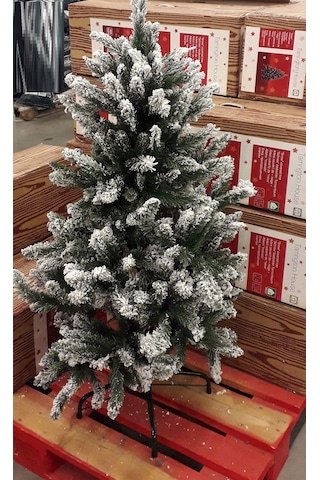 120 Cm Karlı Yılbaşı Ağacı Profesyonel Seri Deluxe Kalite Noel Ağacı Yılbaşı Çam Ağacı Metal Ayaklı Diğer