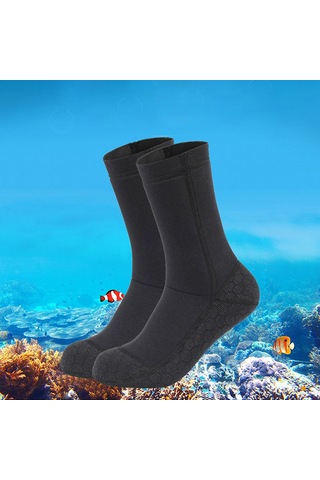 Suofeng Neopren Dalış Çorapları - Sıcak Tutan, Kaymayan Tabanlı, Hızlı Kuruyan Su Sporları Ve Ev Terliği Çok Renkli