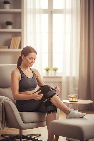Patella Ve Ligament Destekli Dizlik Ayarlanabilir Ortopedik Dizlik