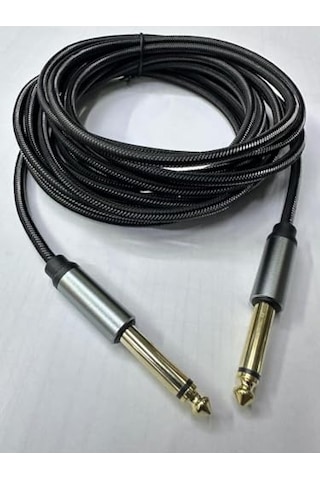 Metre 6.3 Mm Mono Amfi Kablosu 5 Metre 6.3 Mm To 6.3 Mm Kablo