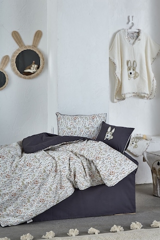 Ecocotton Dogi Bebek Nevresim Seti Baskılı 100 x 150