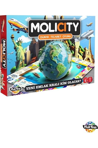 Molipoly Monopoly Metropol Mega City Emlak Ticaret Aile Oyunu