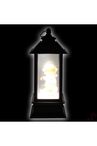 Uçuşan Simli,12,5cm X 5cm Led Işıklı Astronot Fener Küre - D