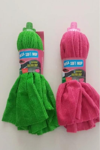 Mega Soft 3 Adet Mikrofiber Havlu Vileda Paspas Mop Xl Yedek Ucu