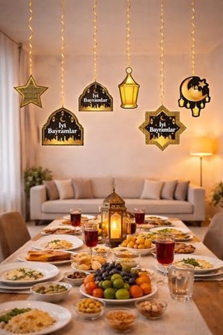 İyi Bayramalar Kaligrafi, Ramazan Süsleri, Ramazan Etkinliği, Ramazan Dekorasyon Genel