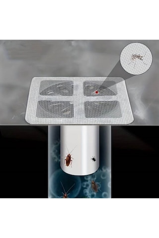 Mainshop 20 Adet Yapışkanlı Tek Kullanımlık Banyo Gider Saç Kıl Tutucu Ve Mutfak Evye Çöp Ayırma Süzgeci Çok Renkli