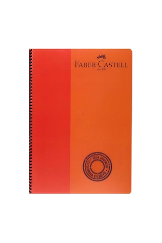 Faber-castell Spiralli Defter, A4, 120 Yaprak, 70g Kağıt, Kareli, Dayanıklı Plastik Kapak, Asorti Renkler, Kullanı Çok Renkli