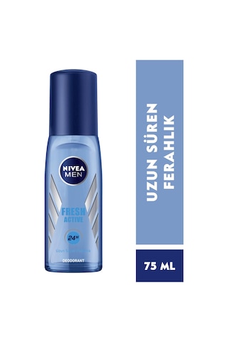 Nivea Fresh Active Pump Erkek Sprey Deodorant 75 ML