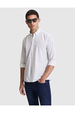 Pierre Cardin Erkek Koyu Mint Gömlek Desenli 50320953-vr152