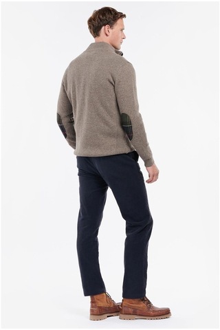 Barbour Holden Half Zip Kazak Ol76 Military Marl Kahverengi