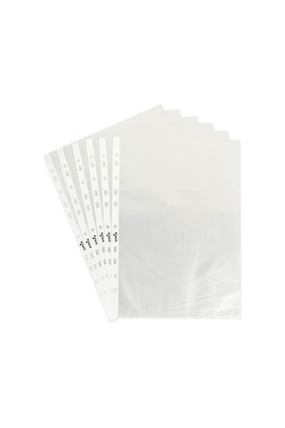 100 Adet Şeffaf Poşet Dosya 45 Mikron Föy Dosya 100'lü Paket Diğer