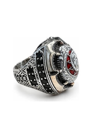 Nur Silver Hilal-i Asalet Gümüş Yüzük - Nur-yz83524