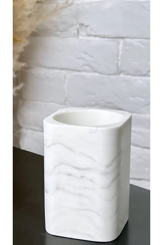 Julie's Brand Diş Fırçaları İçin Bardak Tutucu 143441462 Beyaz